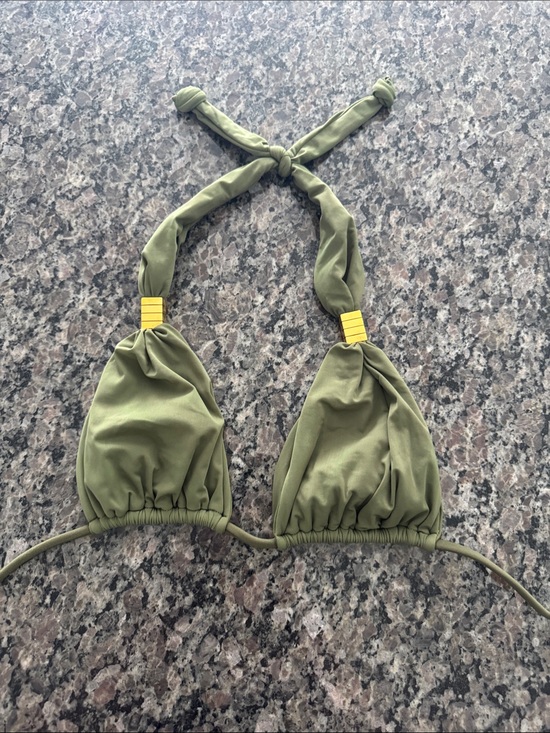 Vix Other - VIX Olive Green Halter Swim Top - NWOT